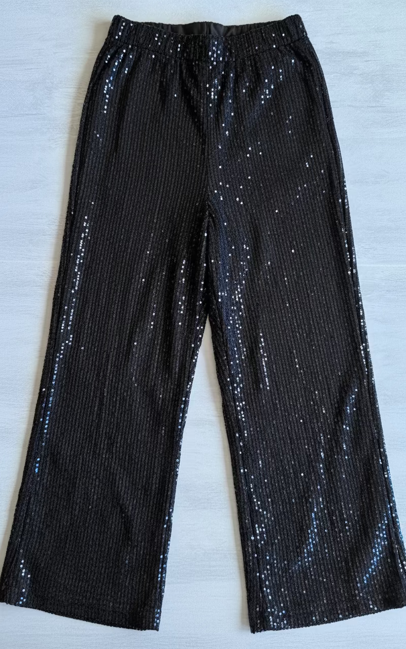 Pantalon negro lentejuelas