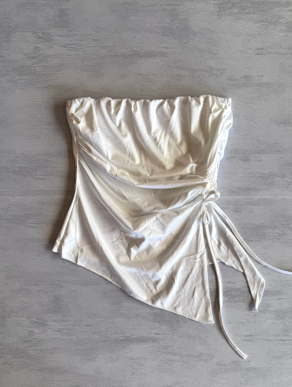 Top basic lycra blanco