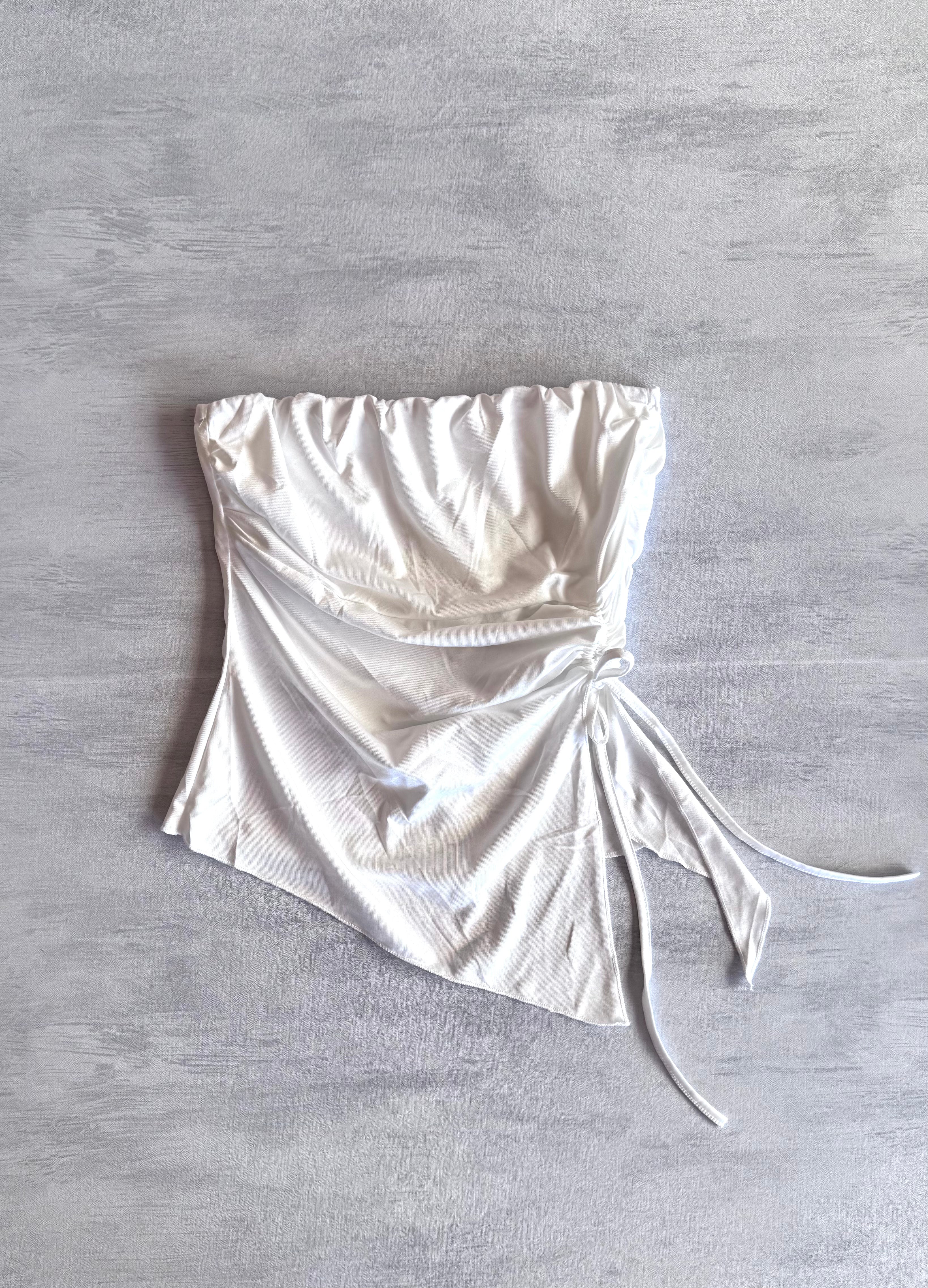 Top basic lycra blanco